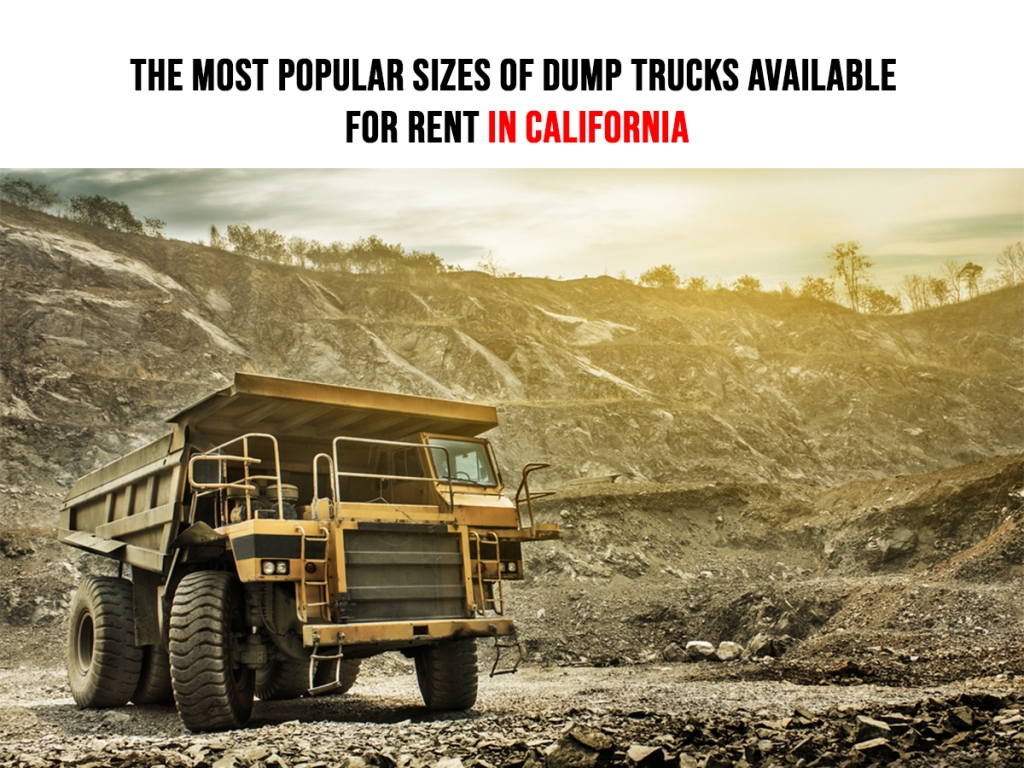 What Are The Most Popular Sizes Of Dump Trucks Available For Rent In California?